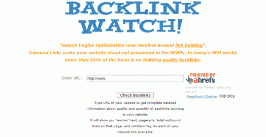 backlink Watch